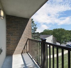 beautiful balcony door view